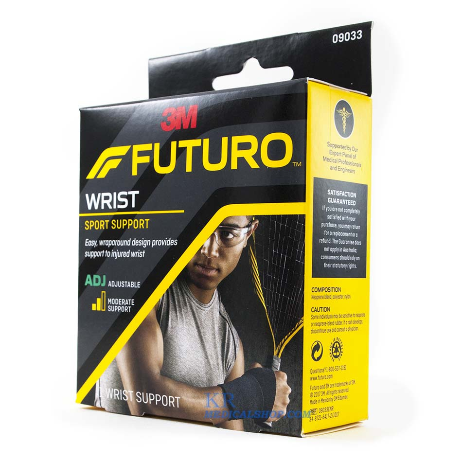 Futuro ฟูทูโร่ สปอร์ต พยุงข้อมือ ปรับกระชับได้ ฟรีไซส์ (สีดำ)