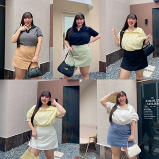 กระโปรงกางเกง รุ่น Mollyshorts38 : Plussizebymolly