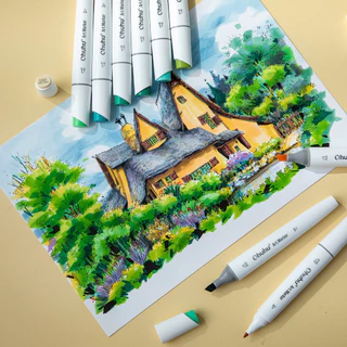 FOLIO ART : ปากกามาร์คเกอร์ Ohuhu เซต landscape 60 สี (Kaala Series) 90093