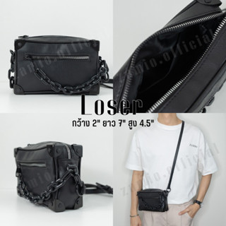 LOSER BAG กระเป๋าสะพายข้างทรงกล่อง