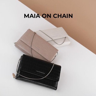 (ใส่โค้ด DBASMD ลด 150.-) [MOC] Maia On Chain กระเป๋าใส่มือถือแนวนอน