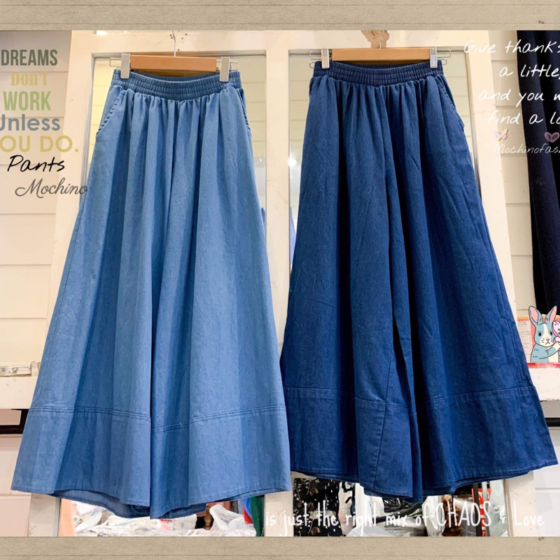 กางเกงยีนส์ ขาบาน Denim pants style vintage ใส่ได้ถึงเอว40 ผ้ายีนส์นิ่ม ใส่สบาย ไซส์ใหญ่ใส่ได้