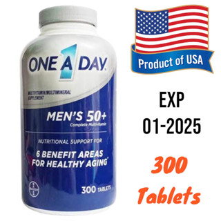 One a Day Mens 50+ Multivitamin วิตามินรวมผู้ชาย 300 Tablets.