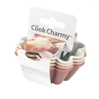 แม่พิมพ์ซิลิโคนจีบ COOK CHARMY 4 ชิ้น