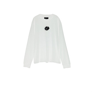 T BY GREYHOUND "SKULL FLOWER" REGULAR LONGSLEEVE T-SHIRT (เสื้อยืดแขนยาวทรงปกติ)