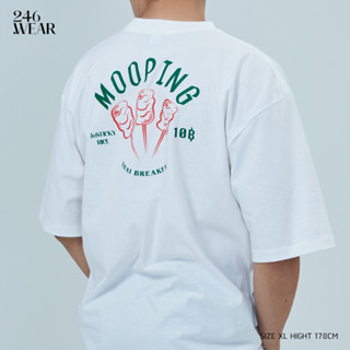 246 เสื้อยืดคอกลม รุ่น MooPing