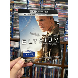 4k-ultra hd + blu-ray เรื่อง Elysium เสียงไทย บรรยายไทย แผ่นแท้