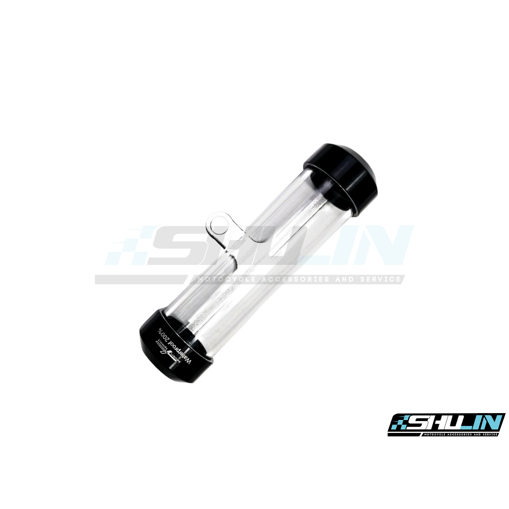 ที่ใส่ป้ายวงกลม SEVEN SPEED แบบแคปซูลใหญ่ ลายเรียบ - BLACK (35-TU01-BIG109)