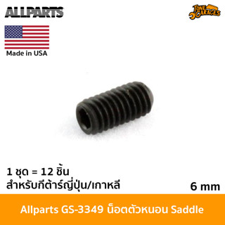 Allparts GS-3349 Hex Head Guitar Bridge Height Screw 6mm น็อตตัวหนอนหกเหลี่ยมสำหรับหย่องกีต้าร์ Made in USA