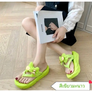 รองเท้าหนีบ พื้นงานEVA เบา ใส่สบาย สูง4.5 เซน
