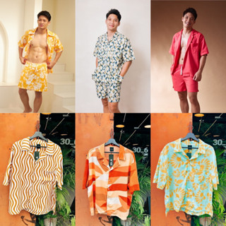 เสื้อ&amp;กางเกงขาสั้น leisurely BEACHWEAR by summermarket.co เสื้อผ้าลินิน เหมาะกับการใส่ไปทะเล หรือ ใส่ในทุกๆวัน