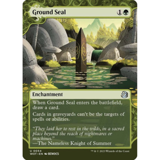 [MTG] Ground Seal [WOT] [GREEN] [UNCOM] [NORMAL] [ENG] (การ์ดเมจิค / Magic the Gathering)