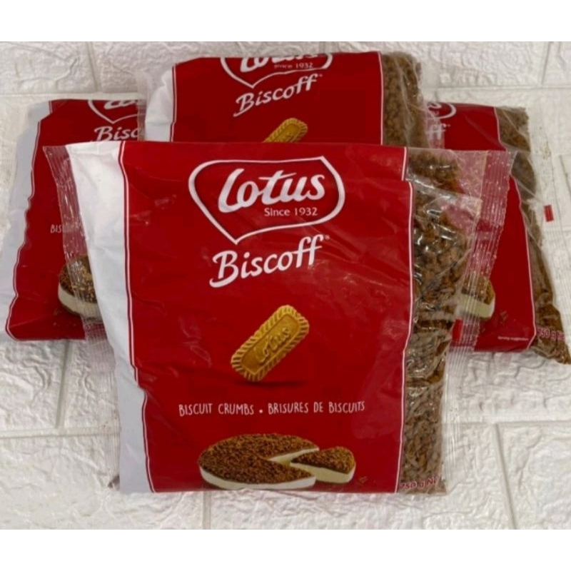 ของแท้!! คุกกี้บด lotus biscoff crumble ขนาด 750g