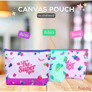 (1 ใบ) Super You :  กระเป๋าผ้า Canvas (คละสี)