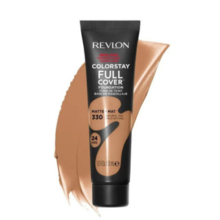 รองพื้น Revlon ColorStay Full Cover ติดทนนาน สูตรแมตต์ - สีแทนธรรมชาติ (เบอร์ 330)