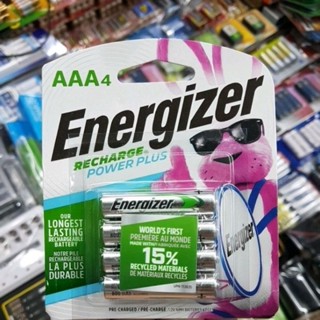 (แพคเกจUSA) ถ่านชาร์จ Energizer 800mAh รุ่น Power Plus AAA 4ก้อน Ni-MH ของใหม่ ของแท้ made in japan