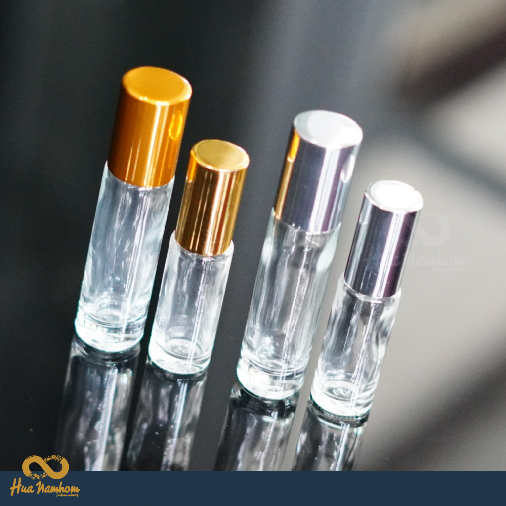 ขวดลูกกลิ้งเกรด A หัวบอลพลาสติก บรรจุได้ 4ml-8ml