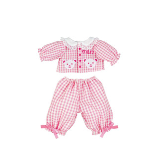 เมลจัง MELL CHAN® ชุดเมลจัง ชุดนอน Doll Pajamas Sleepwear (ลิขสิทธิ์แท้ พร้อมส่ง) メルちゃん チェックのパジャマ ชุดตุ๊กตา ตุ๊กตาเมลจัง Mellchan แต่งตัวตุ๊กตา ของเล่นเด็กเสริมพัฒนาการ ตุ๊กตาเด็ก ผู้หญิง เลี้ยงน้อง ป้อนนม baby girl toy