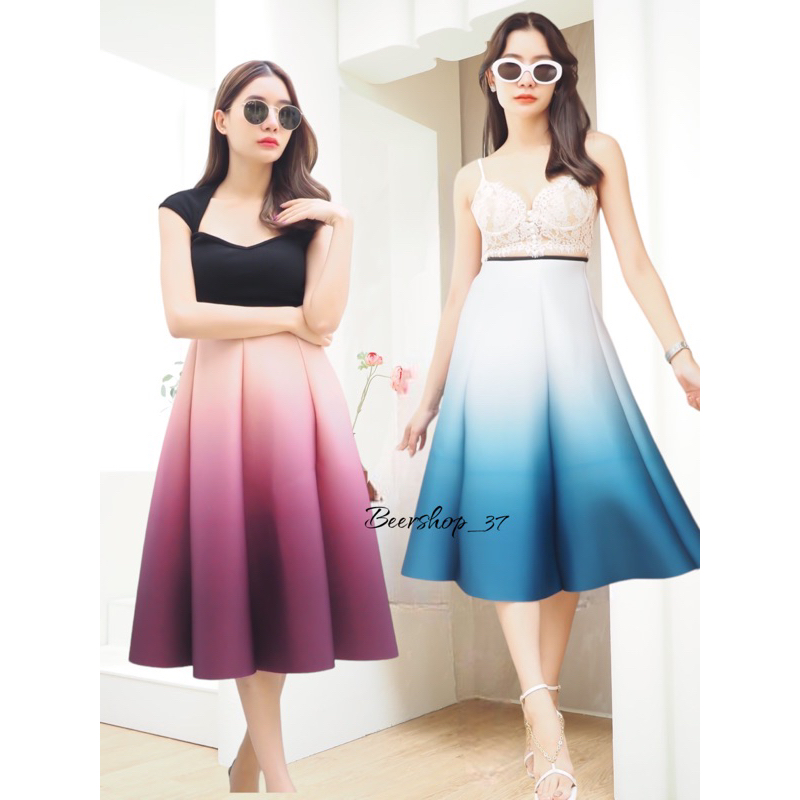 พร้อมส่ง กระโปรงผ้าโฟมไล่สี ทรง7ชิ้น มีสีให้เลือกเยอะมาก ถ่ายงานจริง