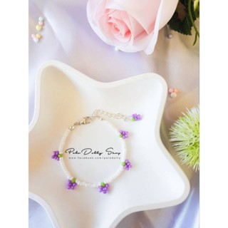 Palo Dolly Shop สร้อยข้อมือลูกปัด กำไรข้อมือ สร้อยคอ ลายน่ารัก สีพาสเทลI