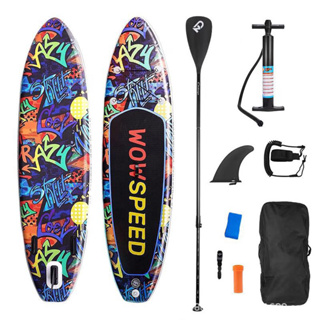 พร้อมส่ง ลายเข้าใหม่ มีผ่อน0% sup board stand up paddle board บอร์ดยืนพาย ซับบอร์ด ได้ของยกชุด