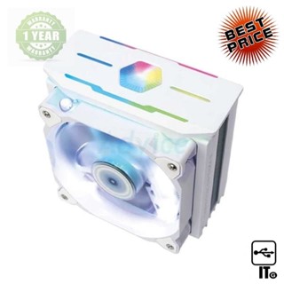 CPU COOLER ZALMAN CNPS10X OPTIMA II RGB (WHITE) ประกัน 1Y พัดลมและซิงค์ระบายความร้อน