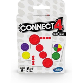 Hasbro Gaming Connect 4 Card Game, 2-4 Players 4-in-A-Row Game