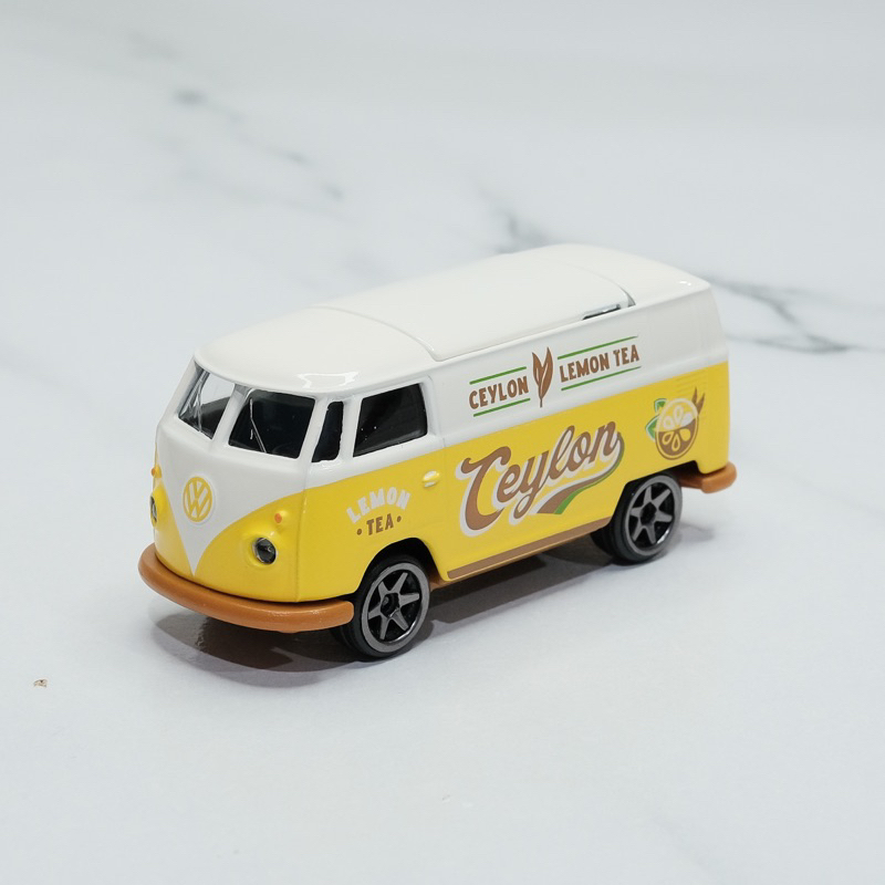 รถเหล็กโมเดล มาจอเร็ตต์ Majorette รถเต่า Volkswagen T1 VLT Ceylon Lemon Tea  สีเหลือง-ขาว