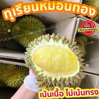 ทุเรียนหมอนทอง คัดเนื้อเทพไม่เน้นทรง เนื้อเหลือง เนื้อตลาดที่คนไทยกิน