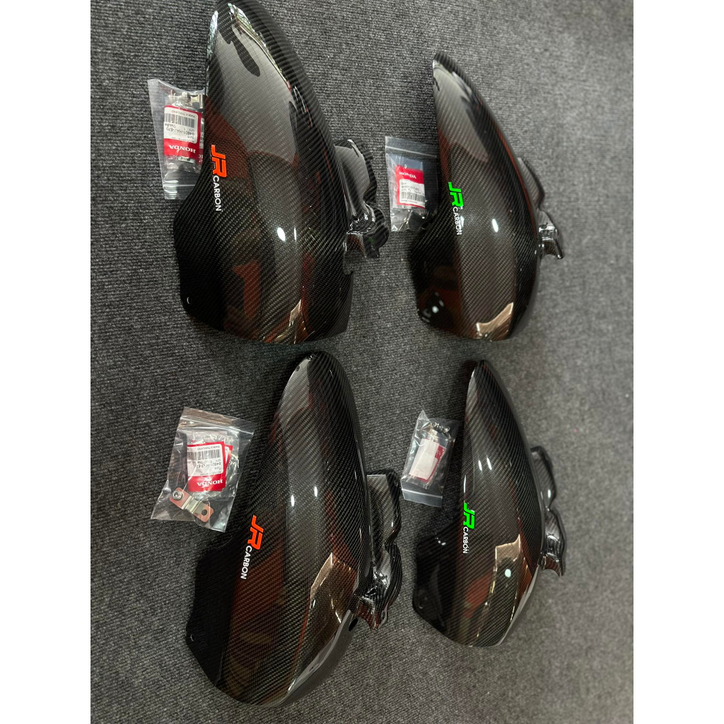Carbon กันดีด Forza350 แบบใส่กรอง ลาย2 กับ ลาย4 งาน JR carbon (คาร์บอน)