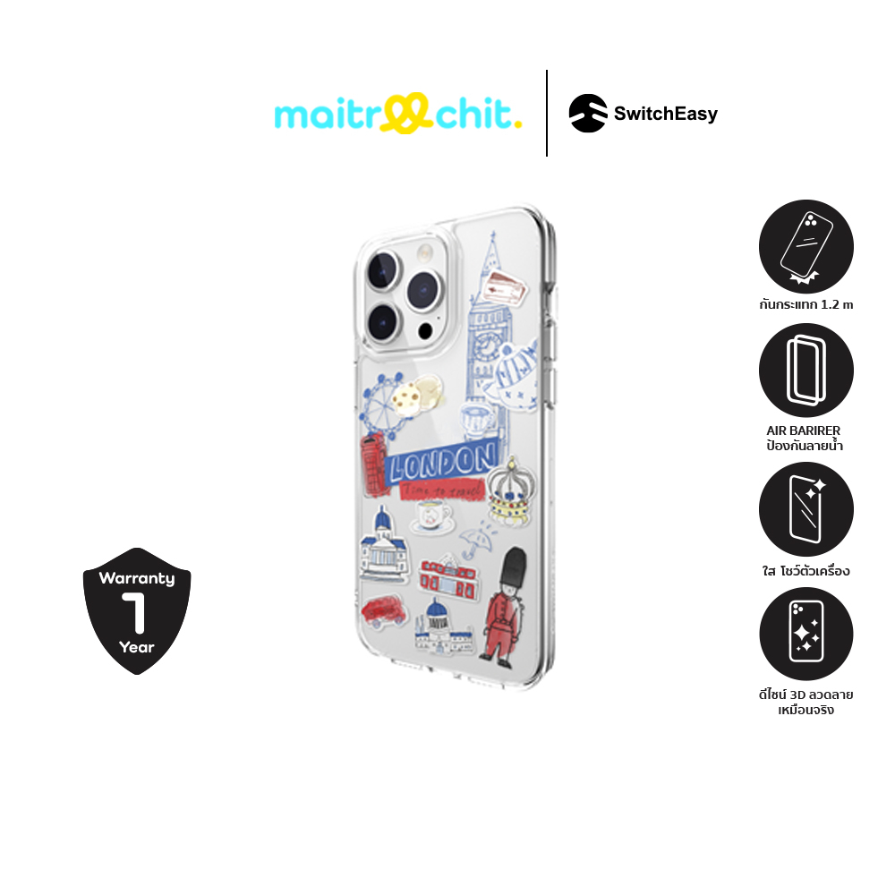 SwitchEasy รุ่น City เคสสำหรับ iPhone 15 / 15 Plus / 15 Pro / 15 Pro Max