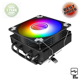 CPU COOLER TSUNAMI THQ-2000K 4HP ARGB (BLACK) ประกัน 1Y พัดลมและซิงค์ระบายความร้อน