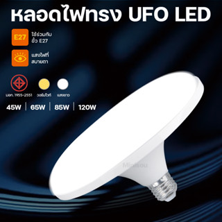 หลอดไฟUFO หลอดไฟวงกลม 45W 65W 85W 120W หลอดไฟ LED หลอดไฟติดเพดาน ไฟเพดาน หลอดไฟติดบ้าน หลอดไฟจานบิน หลอดไฟติดห้อง