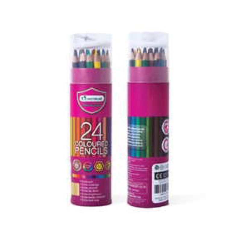 สีไม้ มาสเตอร์อาร์ต ดินสอสี 24 สี กระบอก