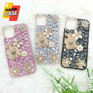 พร้อมส่ง!! เคสซัมซุง A02 A03s A11 A12 A14 A20 A50 A53 เคสมือถือใส TPU ขอบนิ่ม ติดอะไหล่โลหะน้ำหอมดอกไม้ประดับเพชรคริสตัล