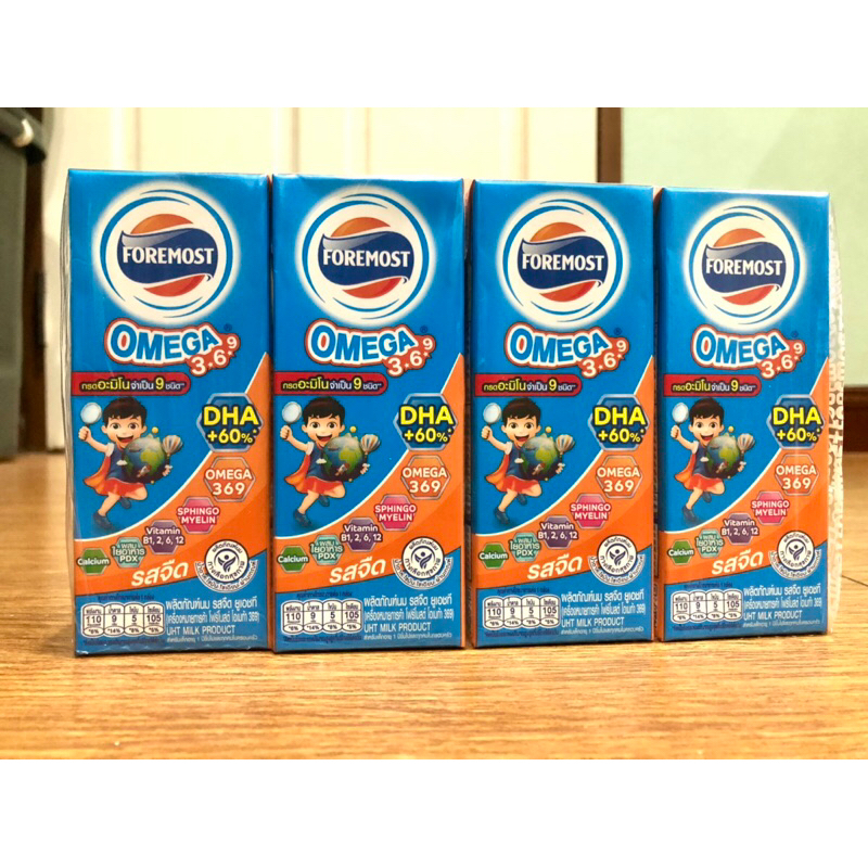 นมโฟร์โมสต์ โอเมก้า 369 (รสจืด) 180ml