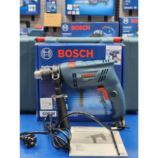 สว่านกระแทกไฟฟ้า 2ระบบ ขนาดหัวจอบดอก 1/2" (13mm) กำลัง 600วัตต์ ยี่ห้อ BOSCH รุ่น GSB 600 (รับประกัน 1ปี)