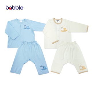 BABBLE ชุดนอนเด็ก ชุดเซตเด็ก อายุ 3 เดือน ถึง 7 ปี คอลเลคชั่น Rabbit (สีฟ้า,สีออฟไวท์) (BSL)