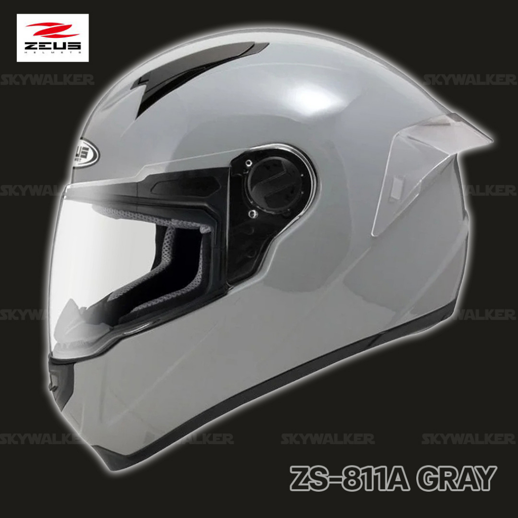 หมวกกันน็อค ZEUS รุ่น ZS-811A GRAY (GLOSSY)