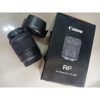 Canon RF 24-105 f4.5-7.1 ยกกล่อง แถมฮูด และฟิลเตอร์