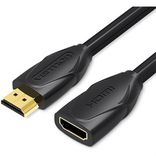 สายต่อ HDMI M-FI Extension 4K 3D สายยางสีดำ 5 M (VAA-BO6-B500) Vention (ออกใบกำกับภาษีได้)