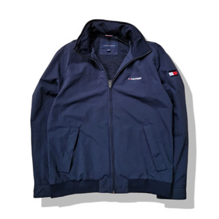 Tommy Hilfiger Navy Blues Hooded Jacket รอบอก 46”