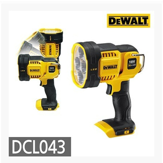 DEWALT ไฟฉายLED รุ่น DCL043N กำลังความสว่าง 2ระดับ ไม่รวมแบต ไม่รวมแท่นชาร์จ รับประกัน