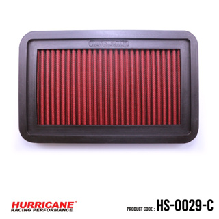 HURRICANE กรองอากาศสแตนเลส , ผ้าแดง ( Daihatsu Geo Toyota ) HS-0029