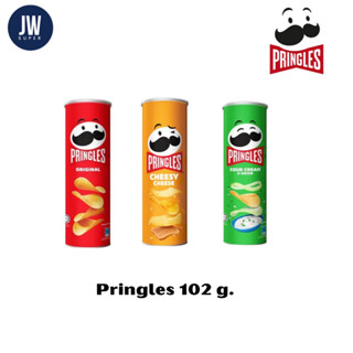 Pringles พริงเกิลส์ มันฝรั่งทอดกรอบ มี 3 รสชาติให้ลือก ขนาด102 กรัม(g.)BBE:06/2024