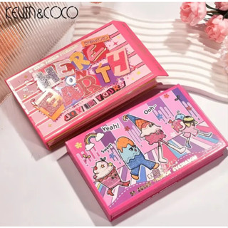 พร้อมส่ง K77 อายแชโดว์ KEVIN&amp;COCO HERE ON HEARTH &amp; 51 Colors Eyeshadow Blush Highlighting Palette