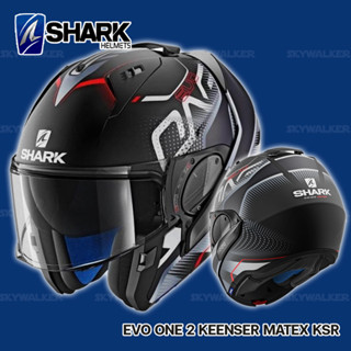 หมวกกันน็อค SHARK รุ่น EVO ONE 2 KEENSER MATEX KSR (MATTE)