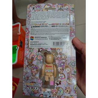 Bearbrick Tokidoki Biscotti 100%, Hobbies &amp; Toys, Toys &amp; Games on Carousell ของแท้พร้อมส่ง