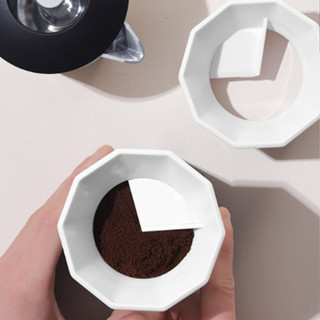 หม้อป้อนผงมอคค่า อุปกรณ์เสริม สําหรับเครื่องชงกาแฟ Moka pot ring dose แหวนครอบกาแฟกันหกสำหรับโมก้าพอต 3คัพ และ 6คัพ 3D41