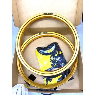 วงล้อ SUPER DRAG RIM รุ่นStreet 1.40-17(2วง) ทรงA  สีทอง DID(รหัสA-SD1417GDID)